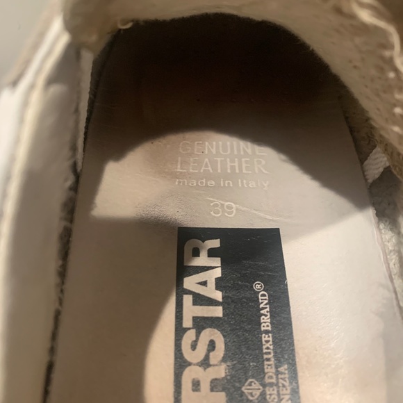 Golden Goose SUPERSTAR rare ripped off star with white leather and suede… - Picture 8 of 9